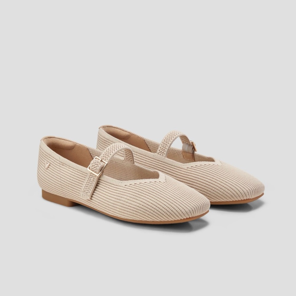 VIVALA Beige Mary Jane Flats - Picture 10 of 12